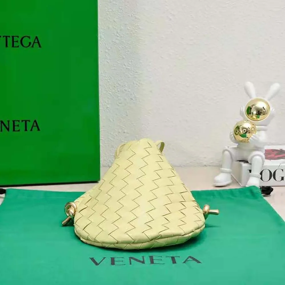 Bottega Veneta Small Solstice Shoulder Bag for Women in Yellow