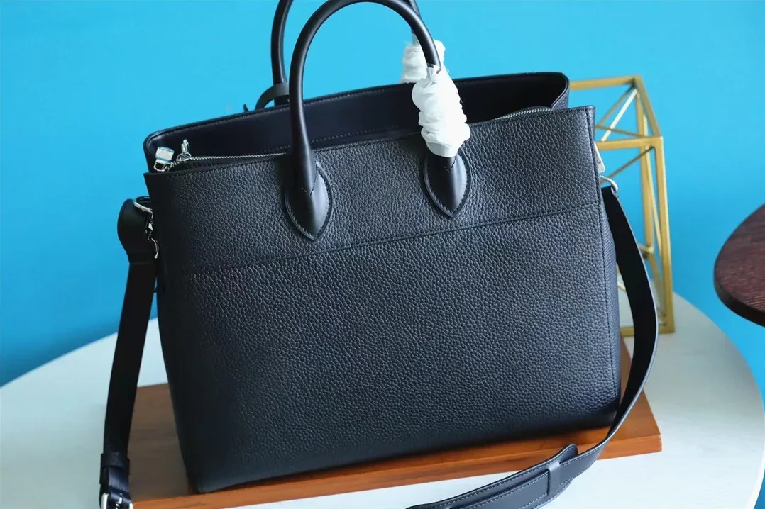 Cabas Business Briefcase Shoulder Bag Black /