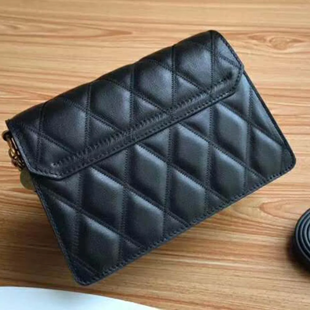 Givenchy Small GV3 Bag in Diamond Quilted Leather for Women in Black