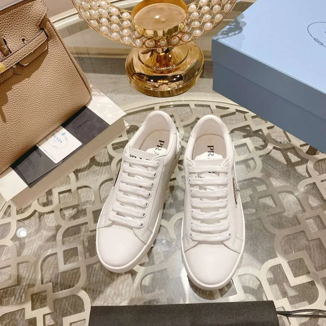 Prada Fyre Low Heel Sneaker White Prada Fyre Low Heel Sneaker White