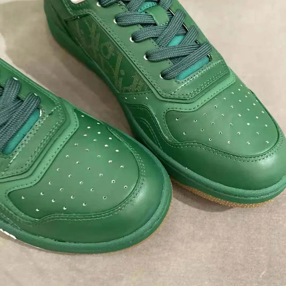 Dior World Tour B27 Low-Top Sneaker for Men in Green Dior World Tour B27 Low-Top Sneaker for Men in Green