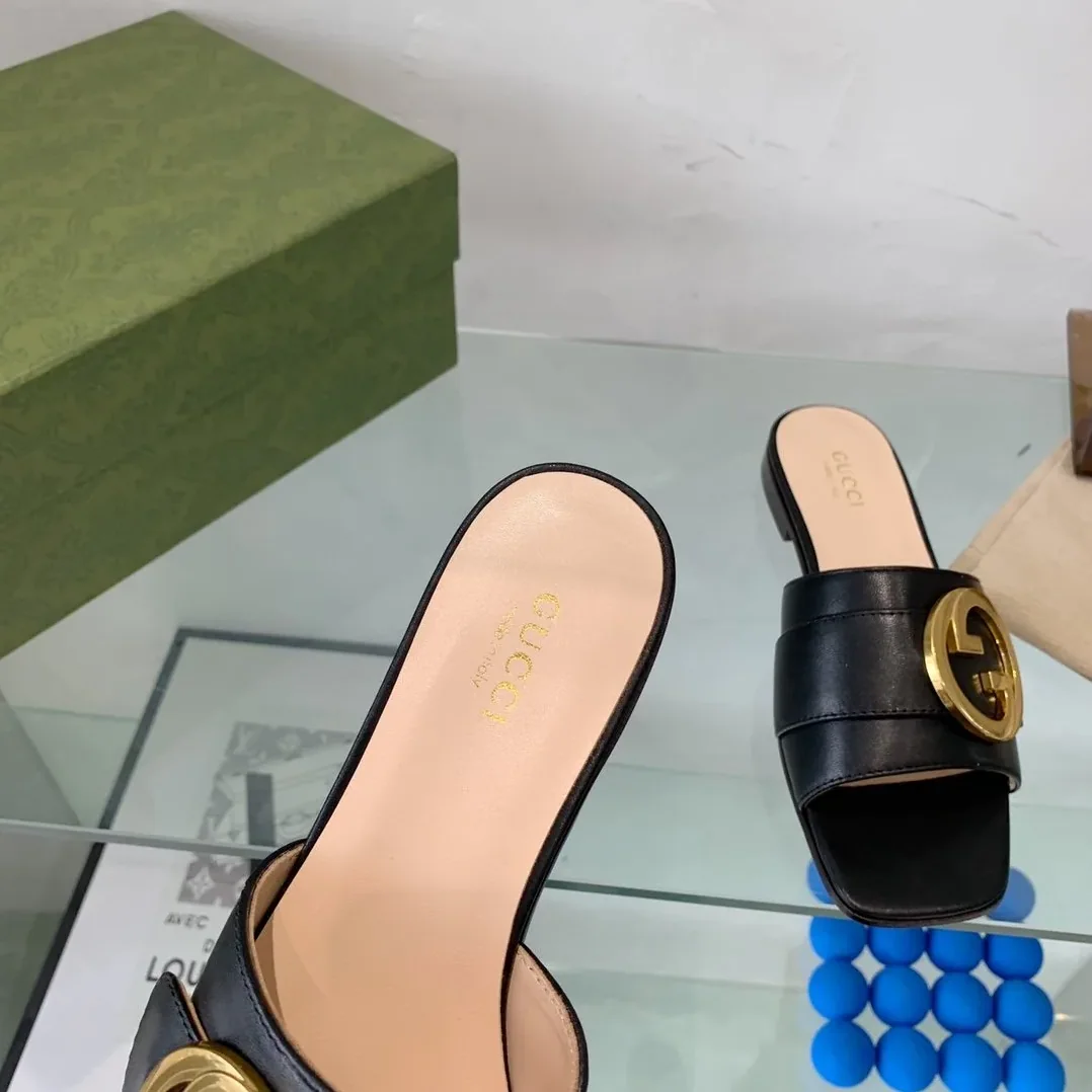 Gucci Blondie Slide Sandal Black