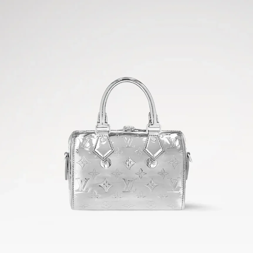 Louis Vuitton Speedy Bandouliere 20 Top Handle Bag / Silver, Silver Hardware Louis Vuitton Speedy Bandouliere 20 Top Handle Bag / Silver, Silver Hardware
