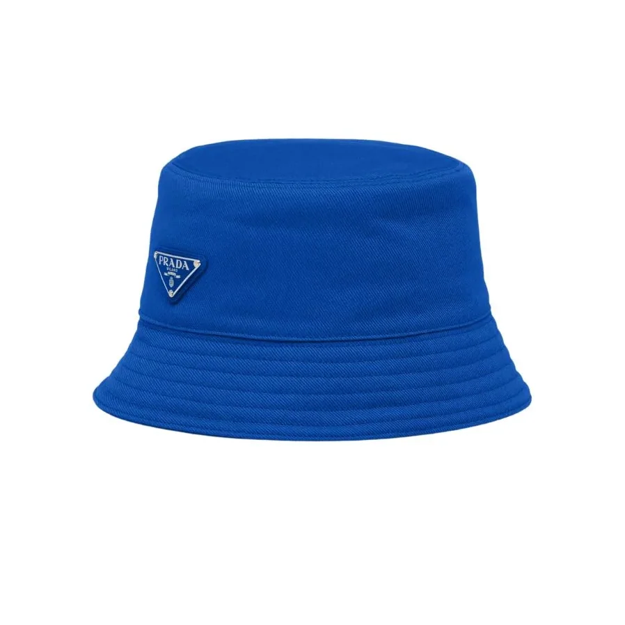 Prada Drill Bucket Hat Blue - 2HC137_2DXI_F0013 Prada Drill Bucket Hat Blue - 2HC137_2DXI_F0013