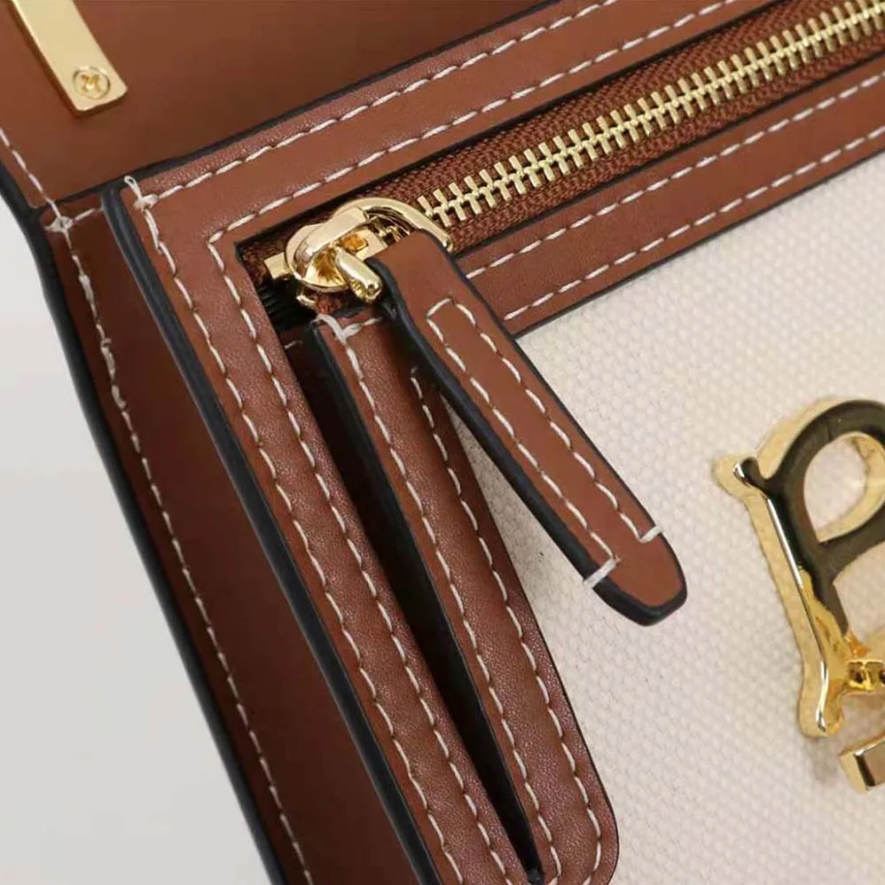 Burberry Cotton Canvas and Leather Robin Bag for Women