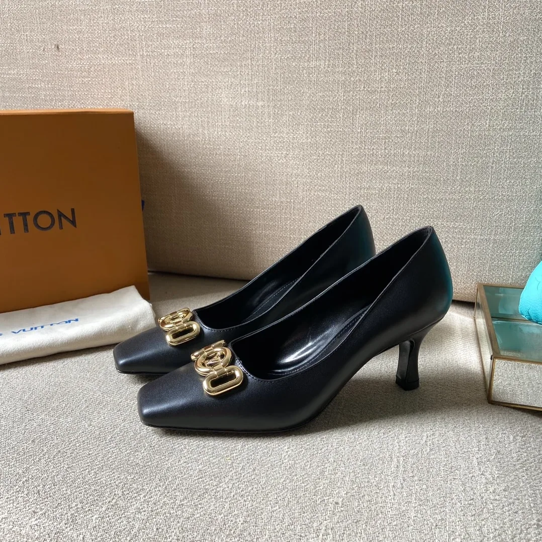 Louis Vuitton Rotary Pump Black LV 1AAE24