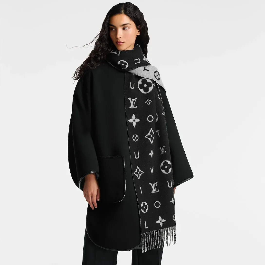 Louis Vuitton Reykjavik 2.0 Scarf Black /