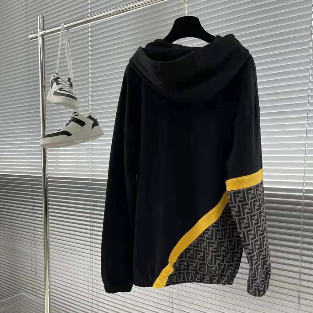 Fendi Black Jersey Sweatshirt-FAF681AN67F1KRX for Men