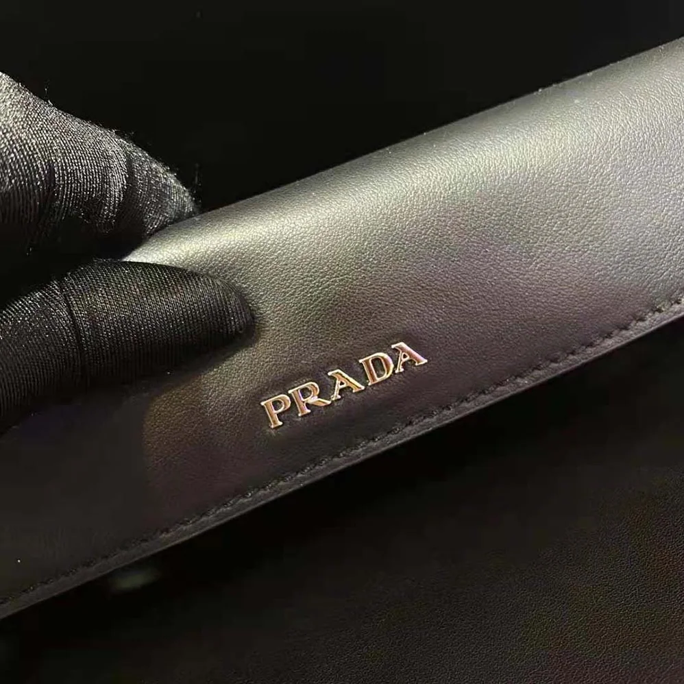 Prada Prada Double nylon and Saffiano Leather Bag for Women in Black