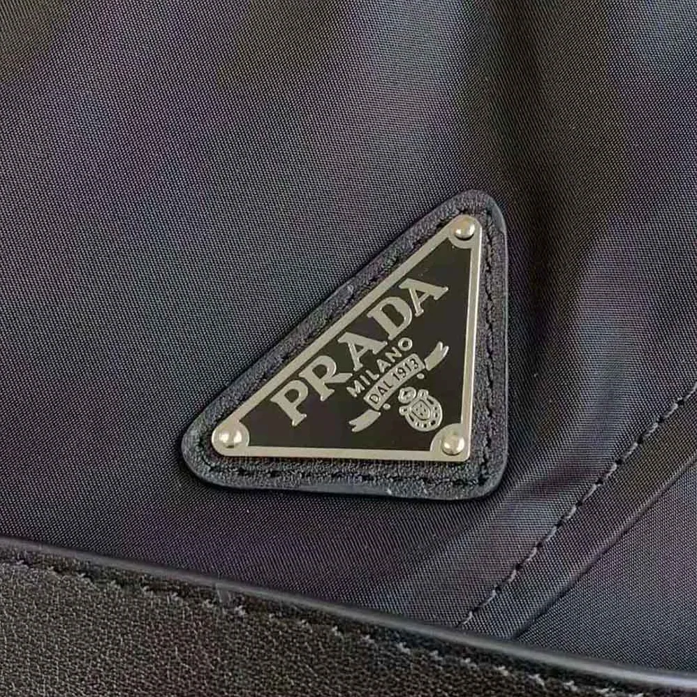 Prada Small Padded Re-Nylon Shoulder Bag for Women in Black