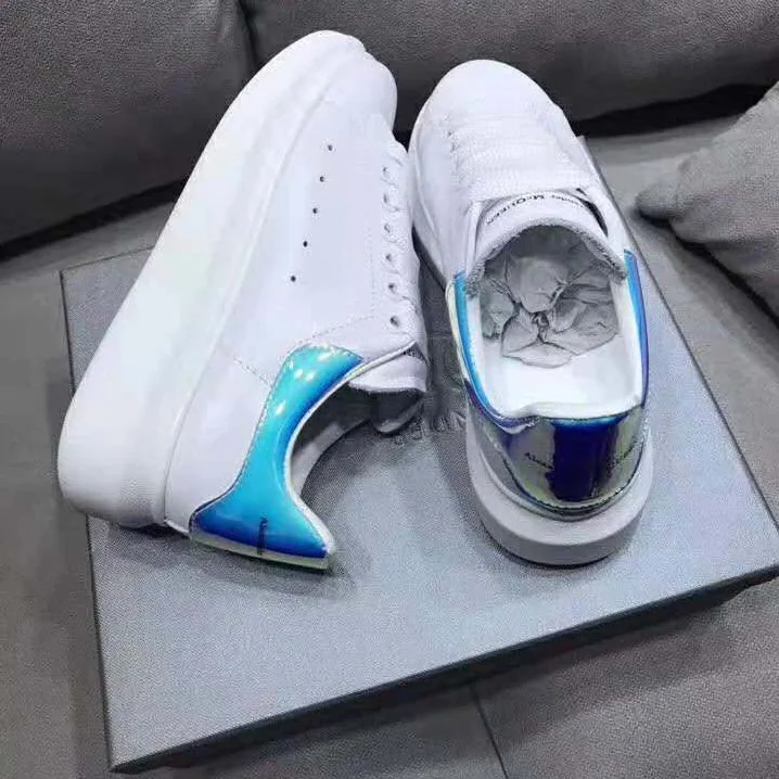 Alexander Mcqueen Shoes Oversized Sneaker White Smooth Calf Leather Lace-Up for Men Alexander Mcqueen Shoes Oversized Sneaker White Smooth Calf Leather Lace-Up for Men
