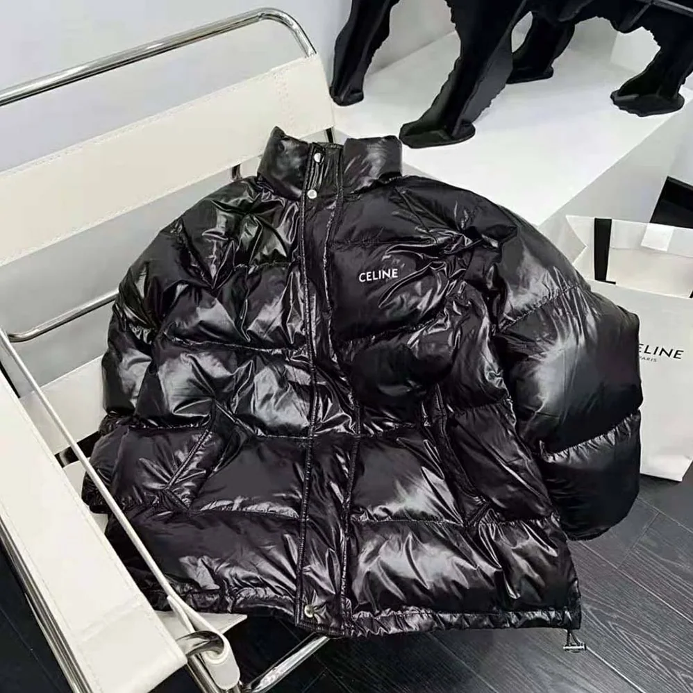 Celine Parka in Lightweight Nylon for Women in Black Celine Parka in Lightweight Nylon for Women in Black