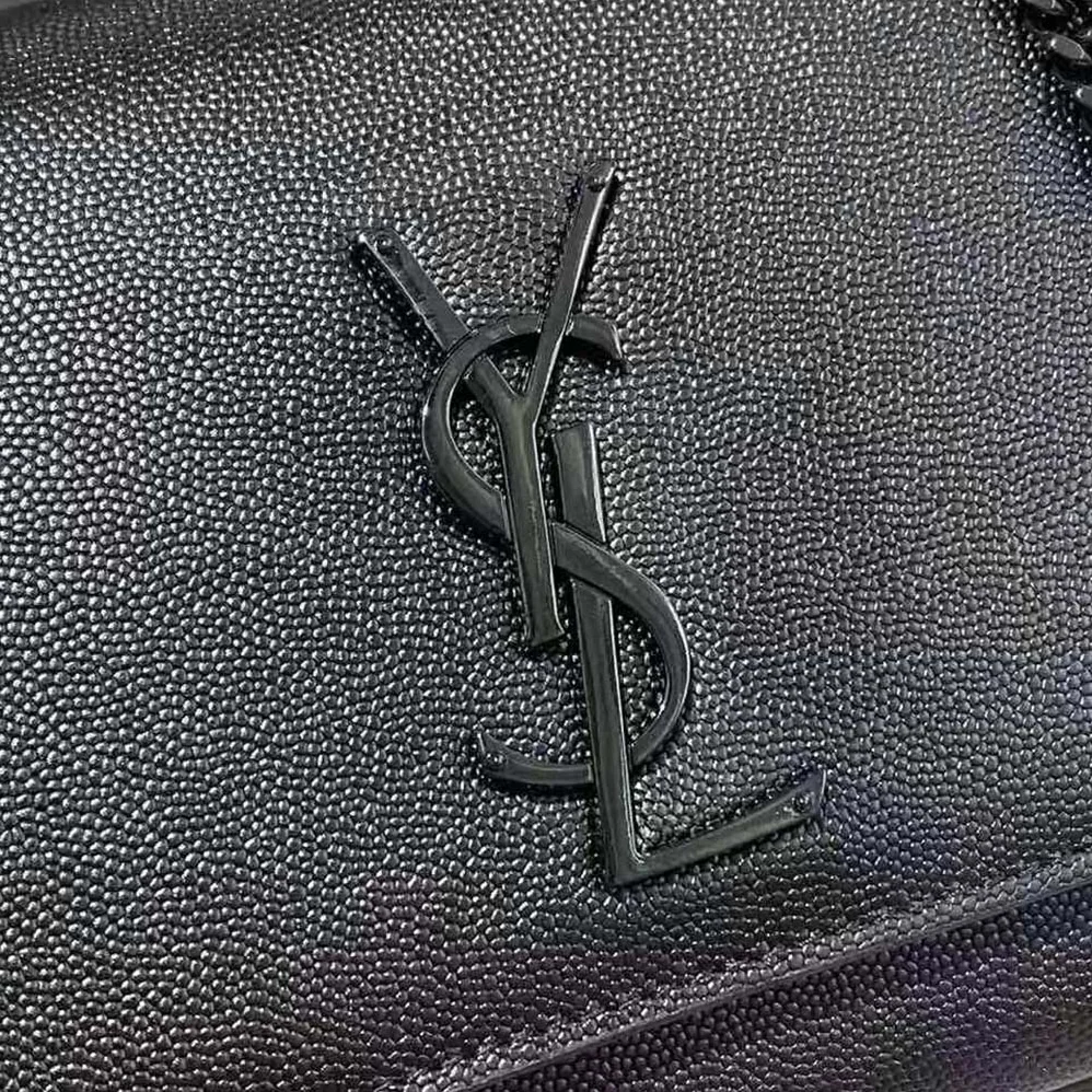 Saint Laurent YSL Kate Medium in Grain DE Poudre Embossed Leather for Women