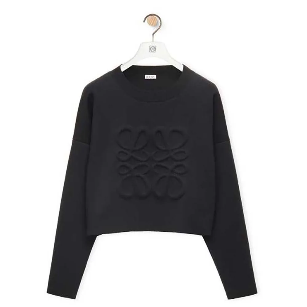 Loewe Anagram Sweater in Wool for Women in Black