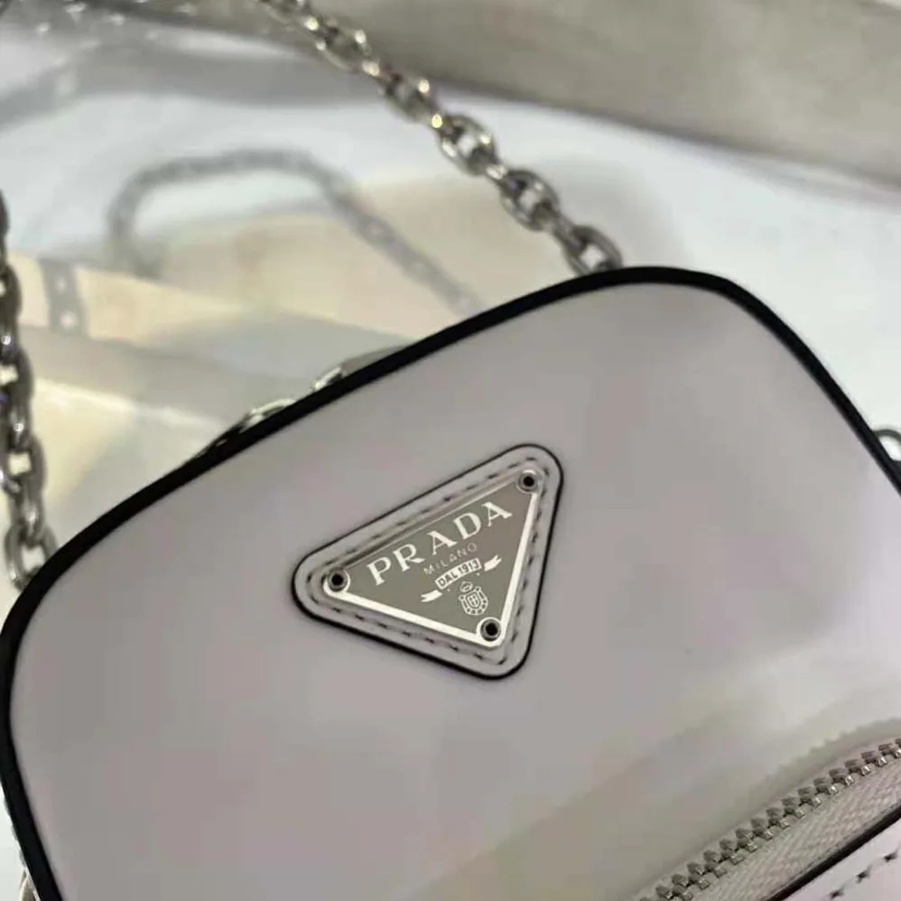 Prada Saffiano Leather Mini Bag for Women in White