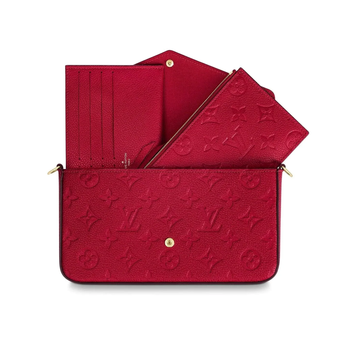 Félicie Pochette Red Monogram