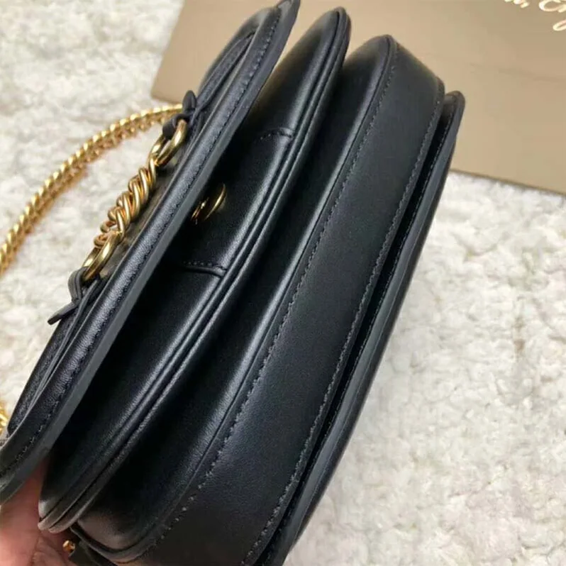 Burberry The Leather Link Bag for Women in Black