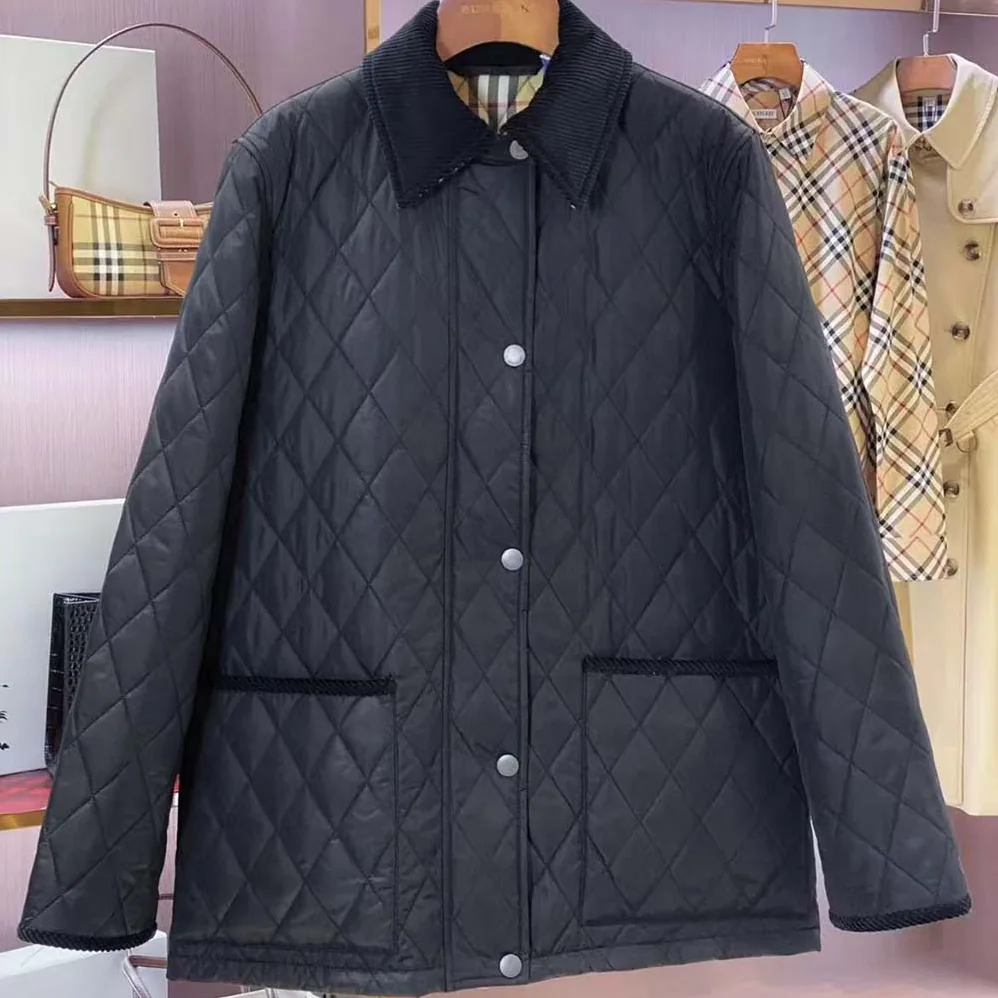 Burberry Quilted Nylon Jacket for Women in Black