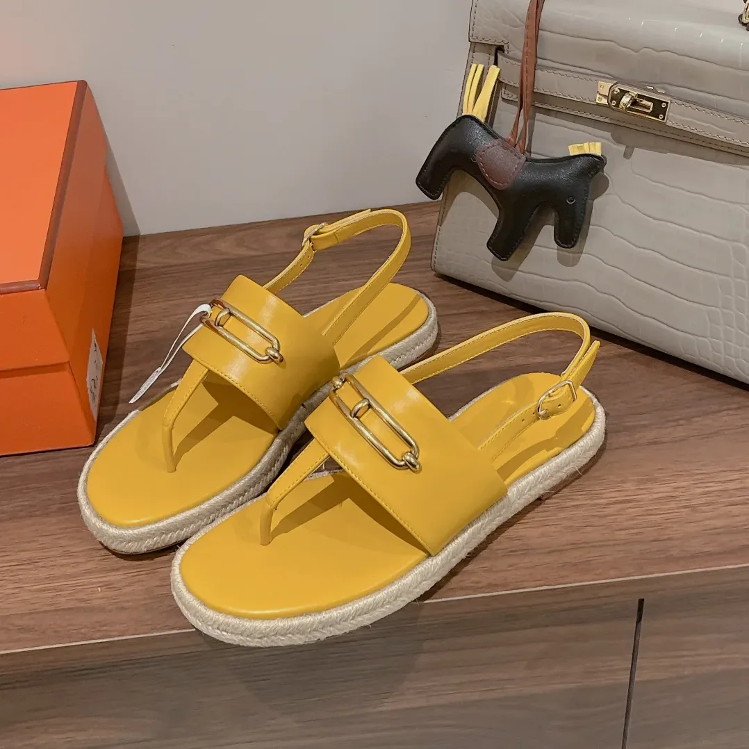 Hermes Eloise Espadrille Yellow Hermes Eloise Espadrille Yellow