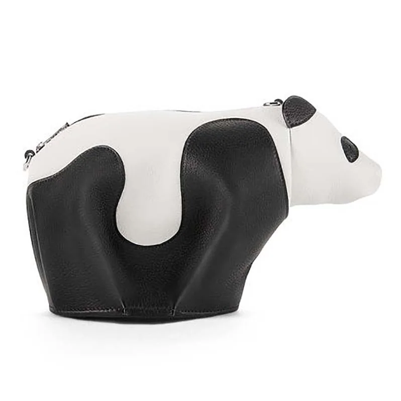 Loewe Panda Mini Bag Black White in Calfskin for Women Loewe Panda Mini Bag Black White in Calfskin for Women
