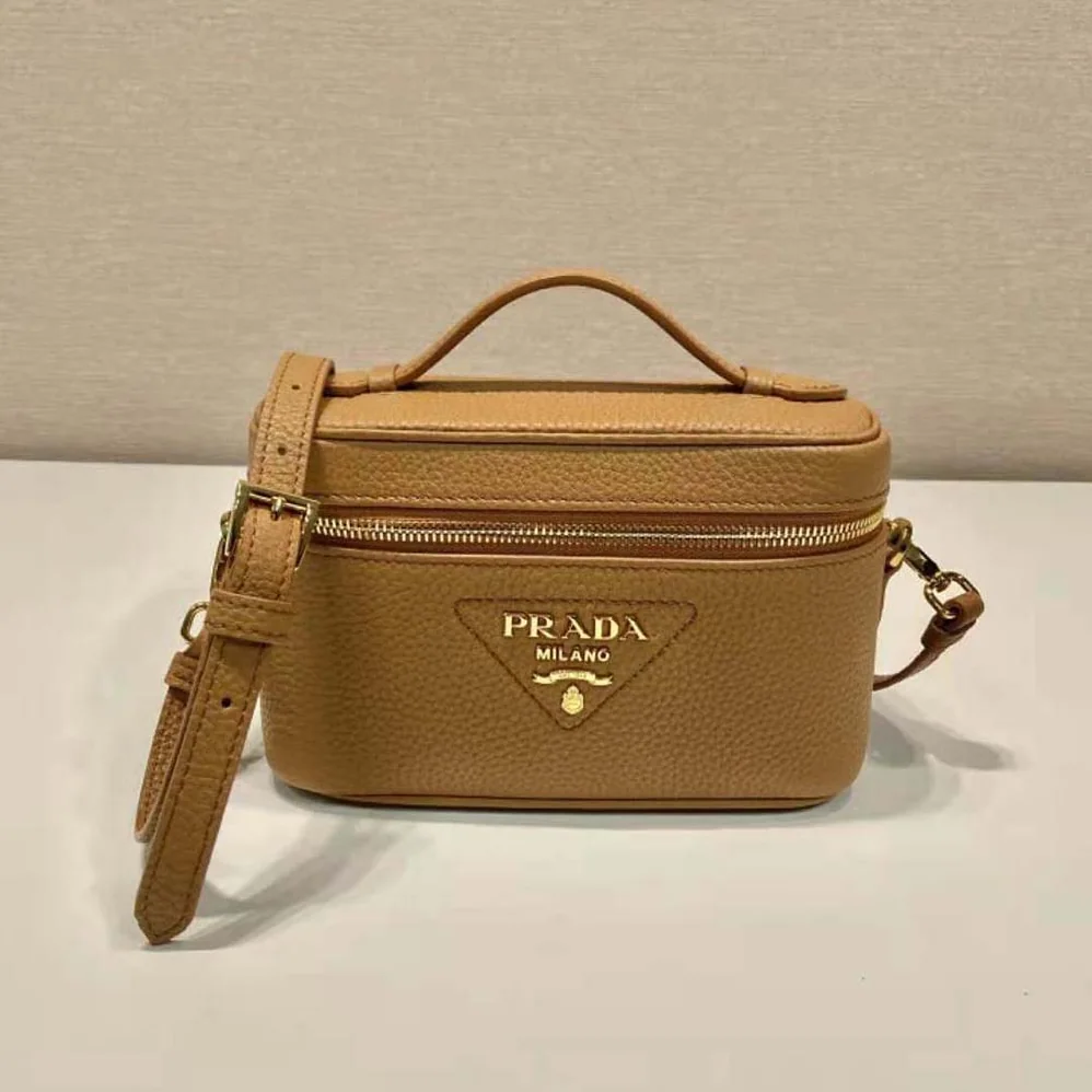 Prada Leather Mini-Bag for Women in Brown