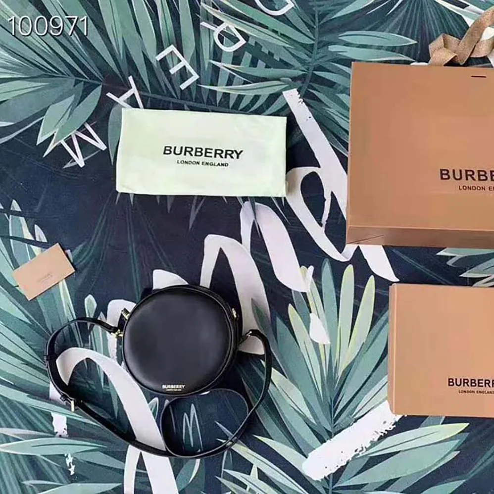 Burberry Leather Louise Bag for Women in Black Burberry Leather Louise Bag for Women in Black