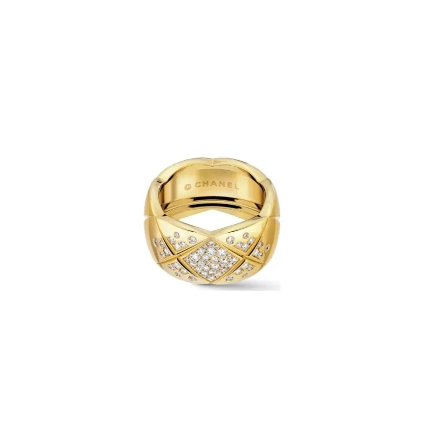 Chanel Coco Crush Ring Yellow Gold Large Version Chanel Coco Crush Ring Yellow Gold Large Version