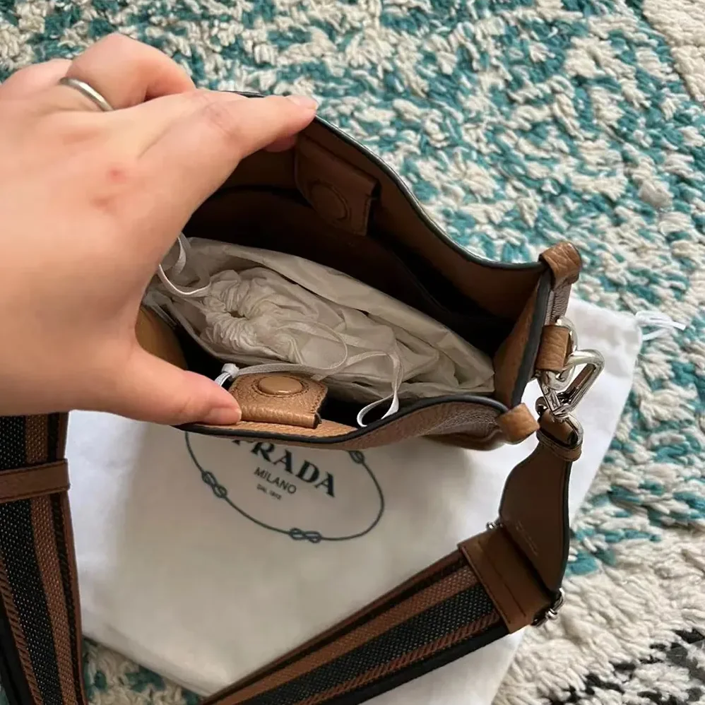 Prada Leather Mini Shoulder Bag for Unisex Prada Leather Mini Shoulder Bag for Unisex