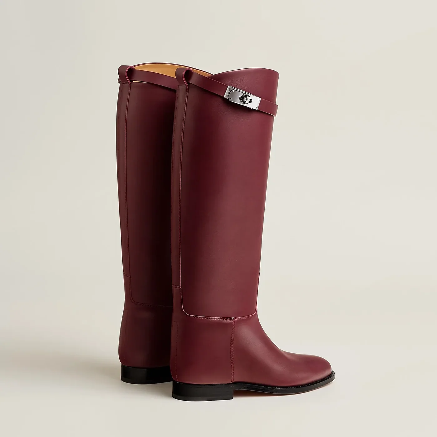 Hermes Jumping Boots Rouge H