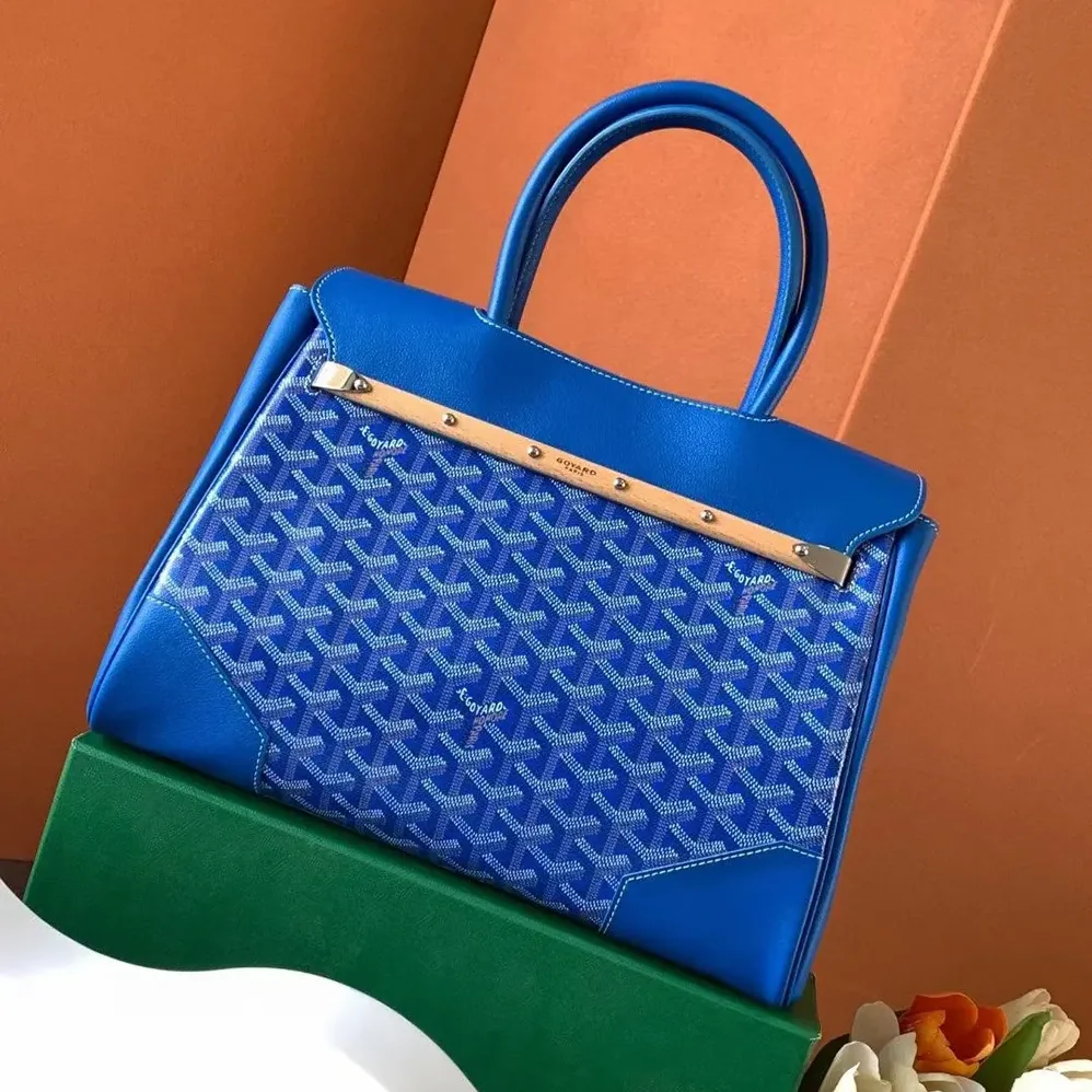Goyard Saïgon Tote Bag for Women in Sky Blue