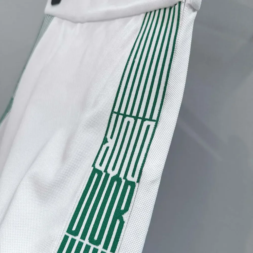 Dior Vibe Skort White Cotton Jersey with Pine Green Dior Graphique Motif for Women