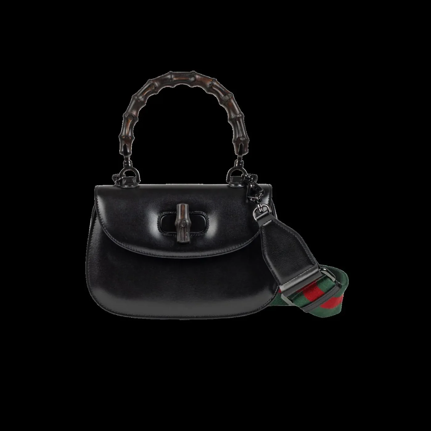 Gucci Bamboo 1947 Small Top Handle Bag in Black Gucci Bamboo 1947 Small Top Handle Bag in Black