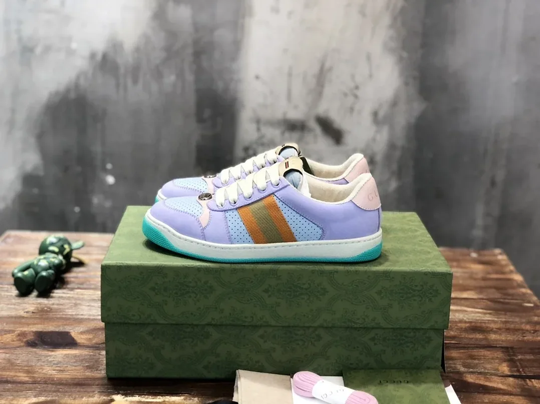 Gucci Gucci Lovelight Screener Sneaker Lilac for Men Gucci Gucci Lovelight Screener Sneaker Lilac for Men