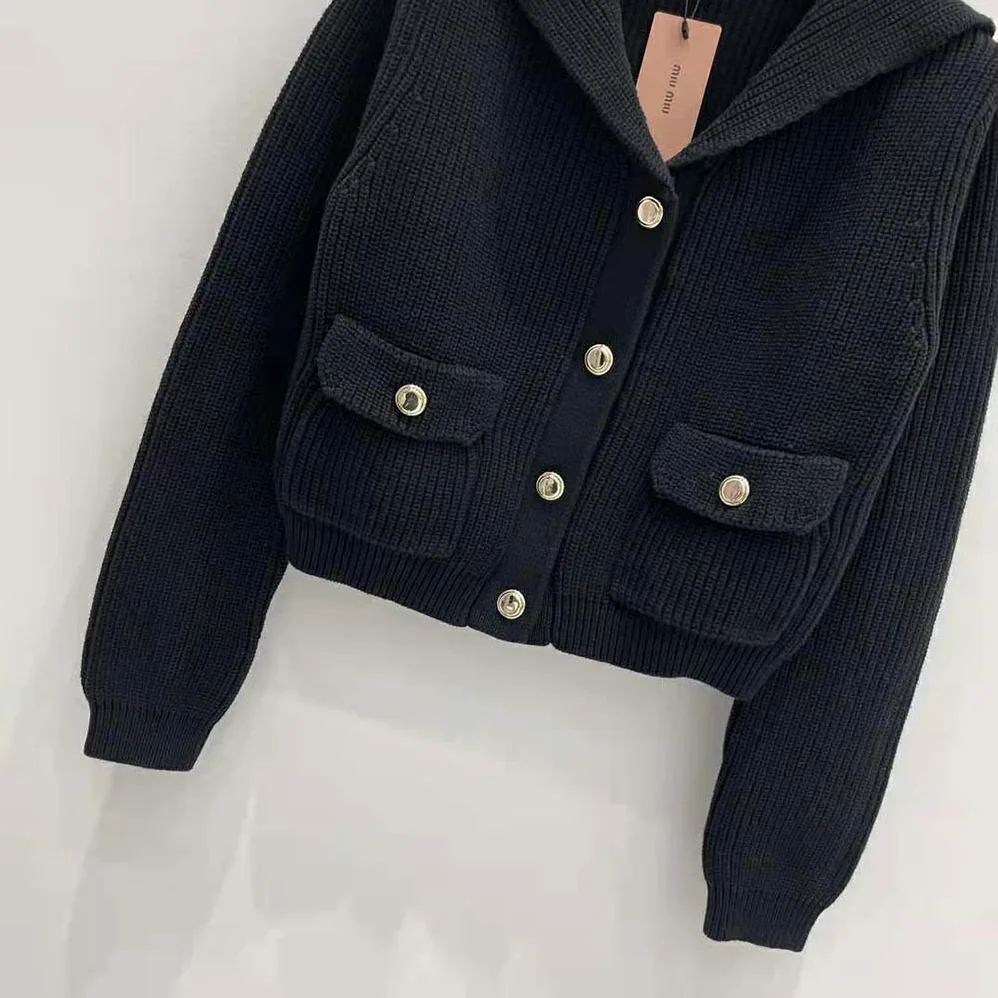 Miu Miu Wool Knit Cardigan for Women Miu Miu Wool Knit Cardigan for Women