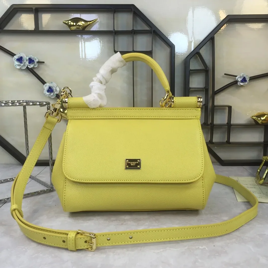 Dolce & Gabbana Medium Sicily Handbag In Dauphine Palladium / DG Dolce & Gabbana Medium Sicily Handbag In Dauphine Palladium / DG