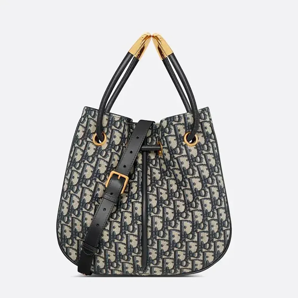 Dior Medium Dior Nolita Bag Blue Dior Oblique Jacquard for Women
