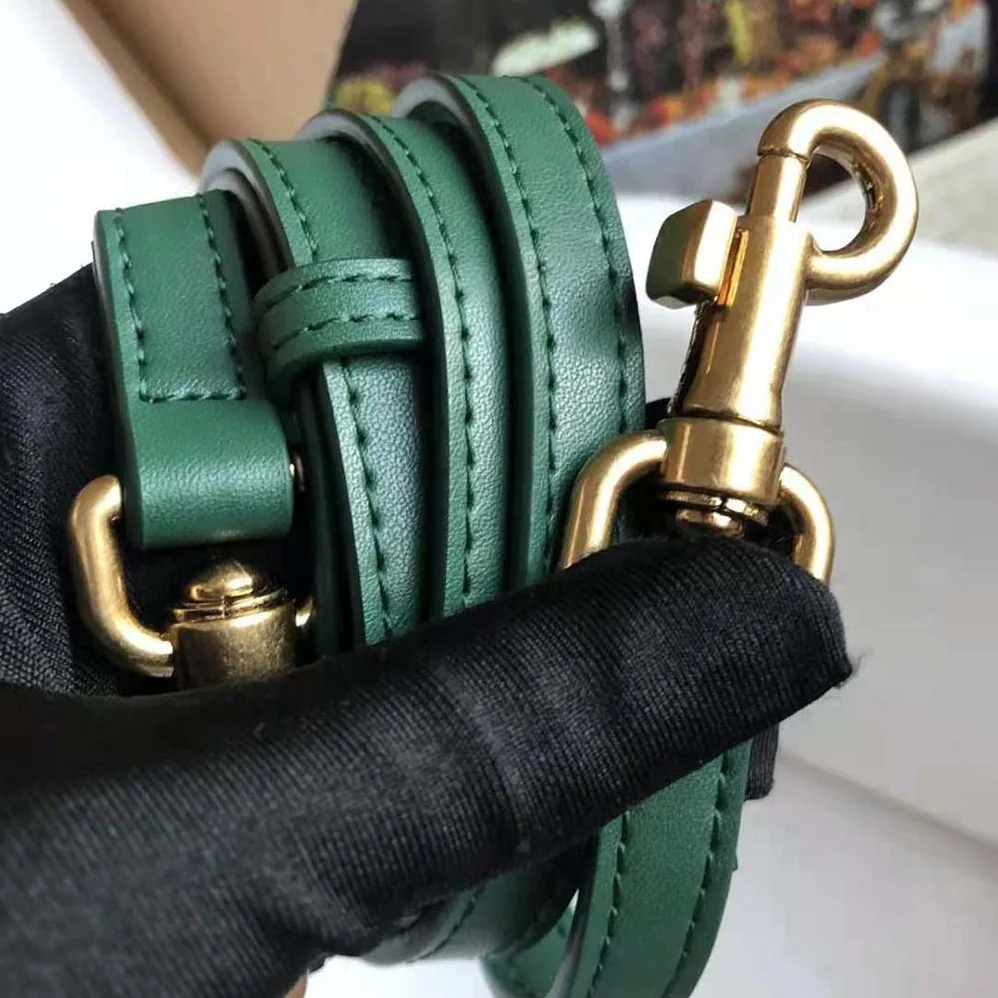 Dolce Gabbana D&G Small Smooth Calfskin Devotion Bag for Women in Green