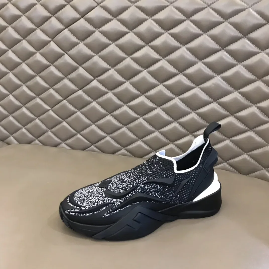 FD Fendi Flow Running Sneakers Light Black FD Fendi Flow Running Sneakers Light Black