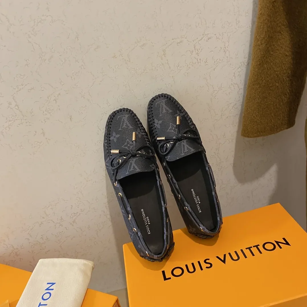 Louis Vuitton Gloria Flat Loafer Brown Louis Vuitton Gloria Flat Loafer Brown