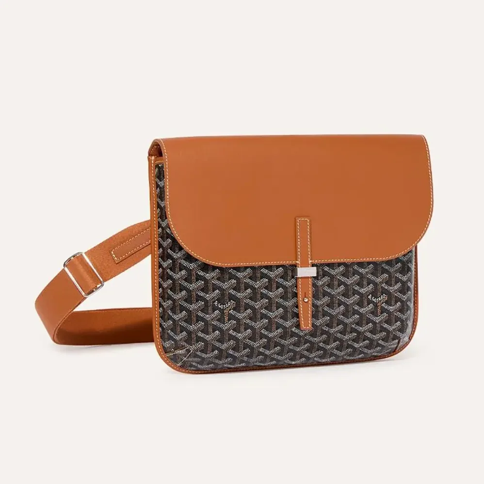Goyard Coursier Messenger Bag for Unisex in Tan