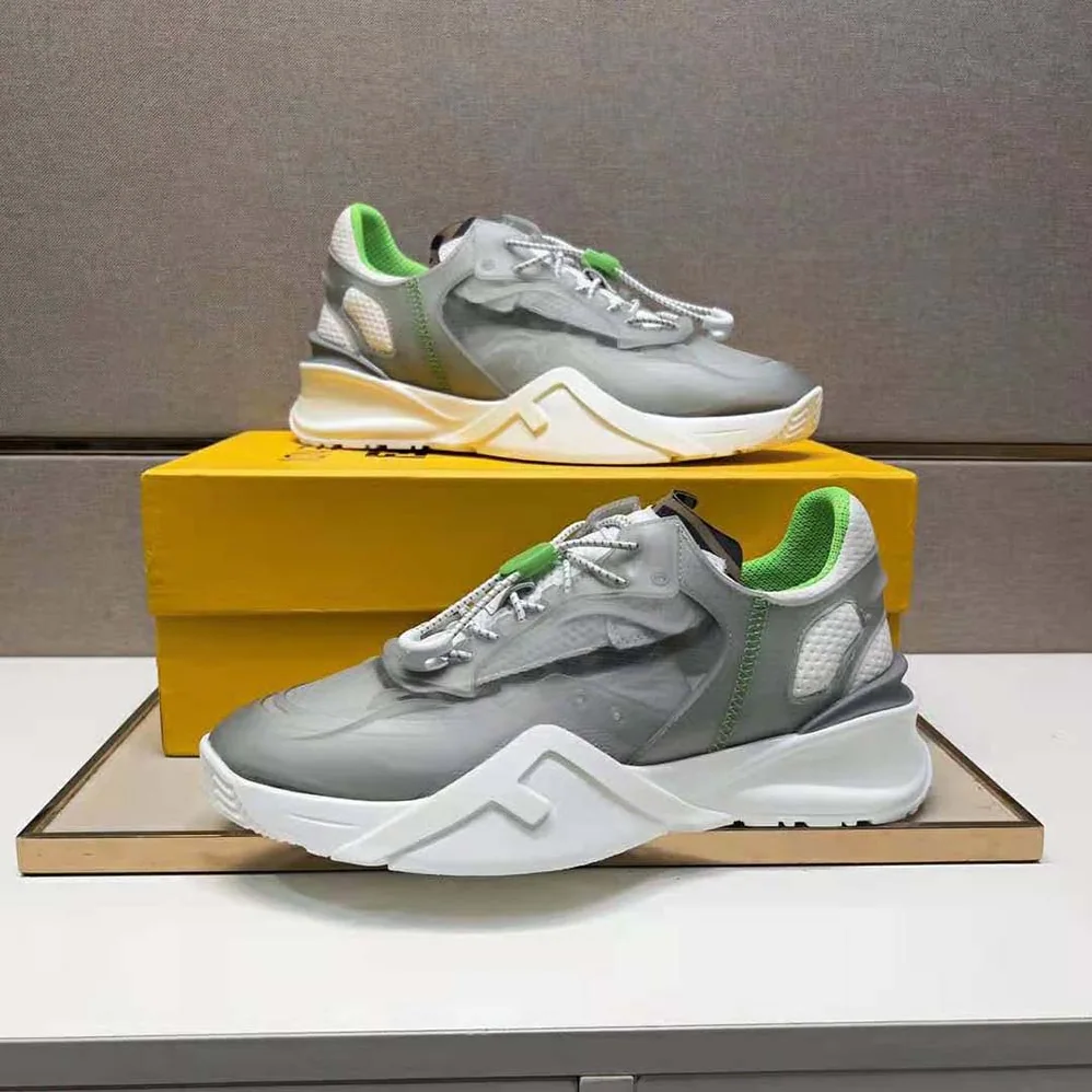 Fendi Flow Gray Nylon Low for Men in tops Fendi Flow Gray Nylon Low for Men in tops