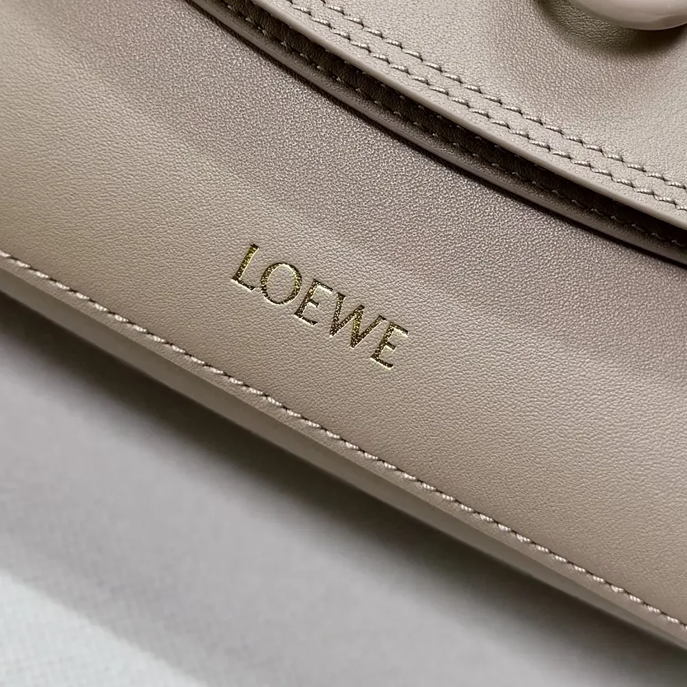 Loewe Medium Ola Bag in Smooth Calfskin for Women in Sandy Loewe Medium Ola Bag in Smooth Calfskin for Women in Sandy