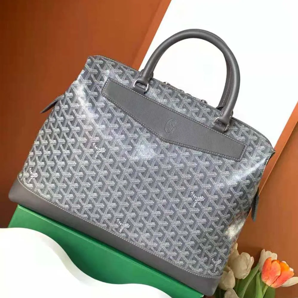 Goyard Cisalpin Document Case for Unisex in Grey