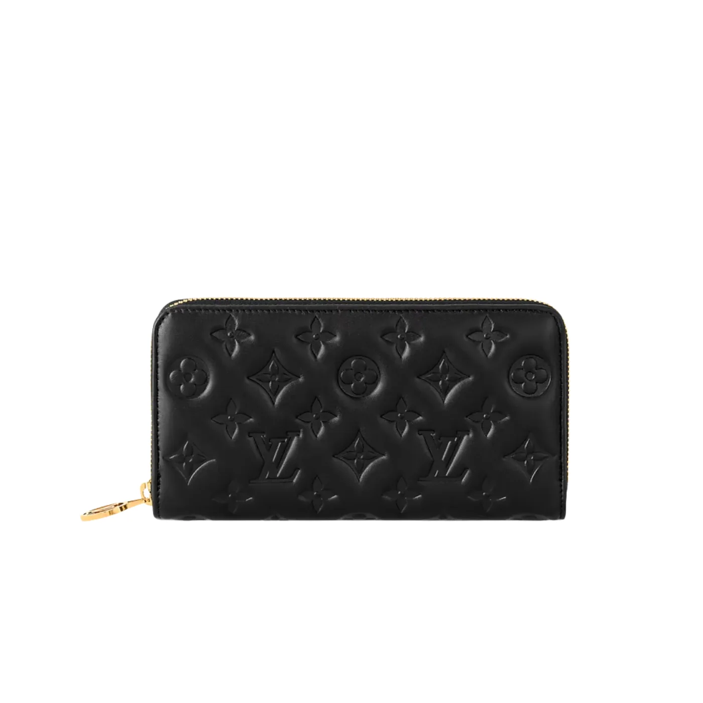 Louis Vuitton Zippy Wallet Monogram Embossed Black / Louis Vuitton Zippy Wallet Monogram Embossed Black /