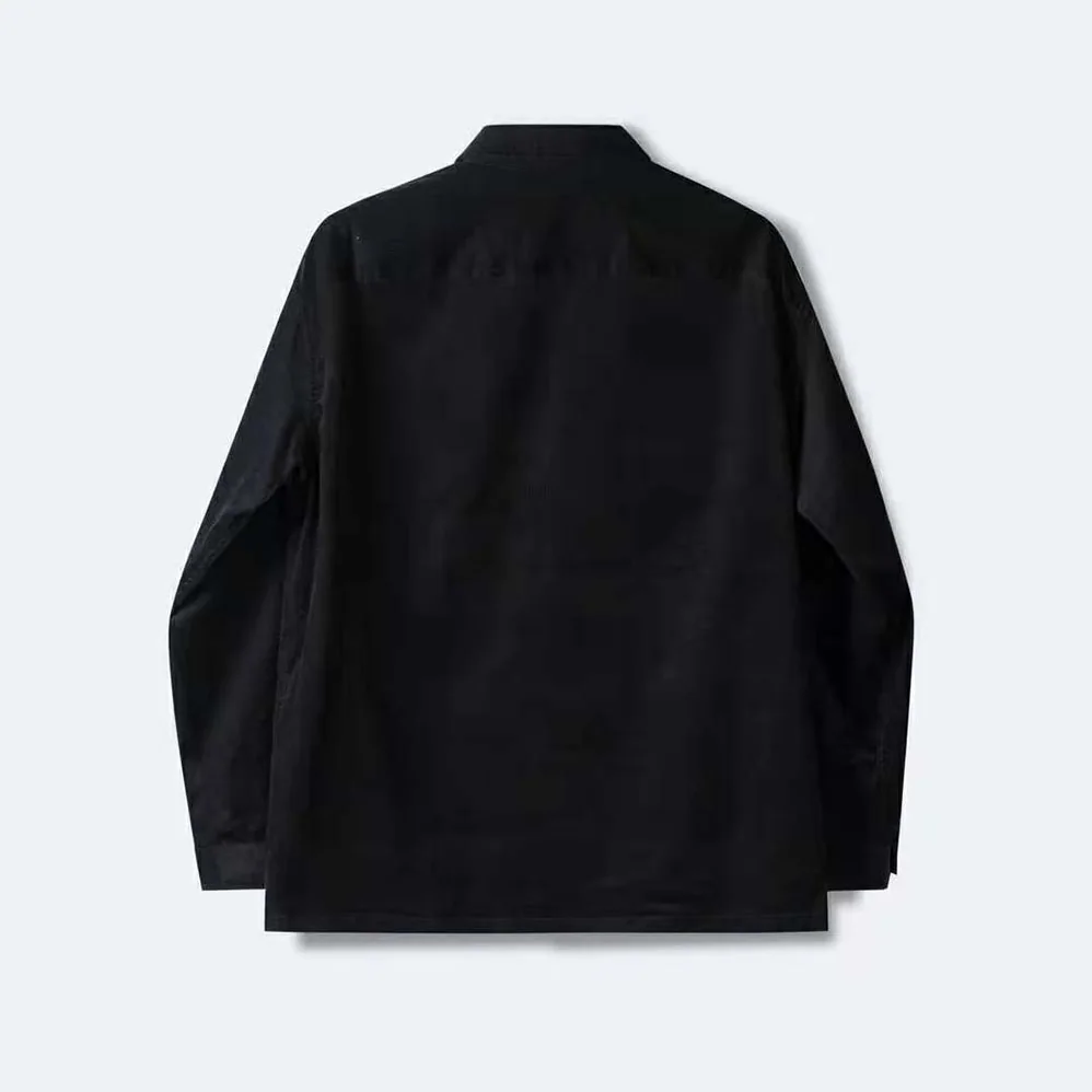 Prada Pinwale Corduroy Shirt for Men in Black