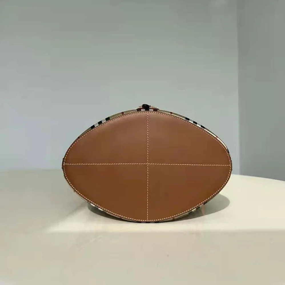 Burberry Small TB Bucket Bag for Women in Brown