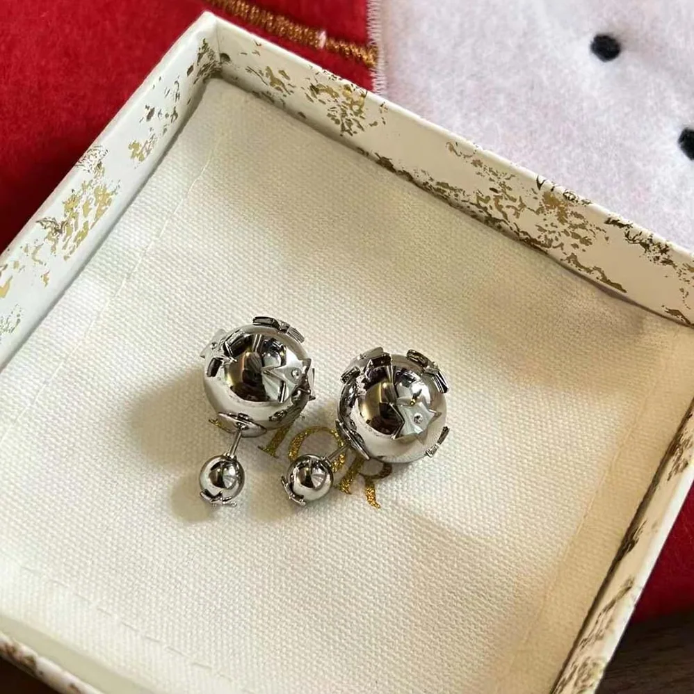 Dior Tribales Earrings Silver and Silver for Women in Tone Crystals Dior Tribales Earrings Silver and Silver for Women in Tone Crystals
