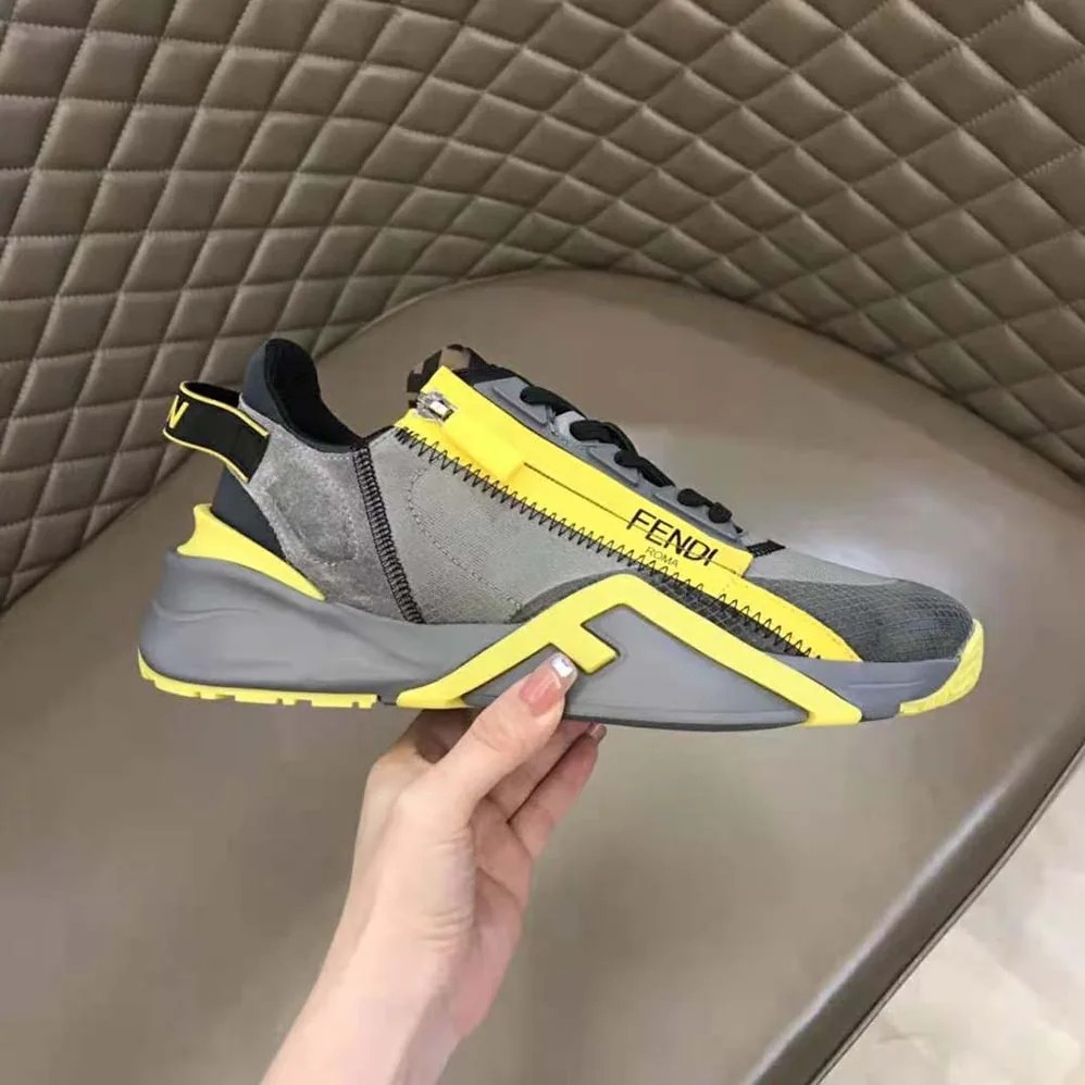 Fendi Flow Gray Nylon Low for Women in Tops Fendi Flow Gray Nylon Low for Women in Tops