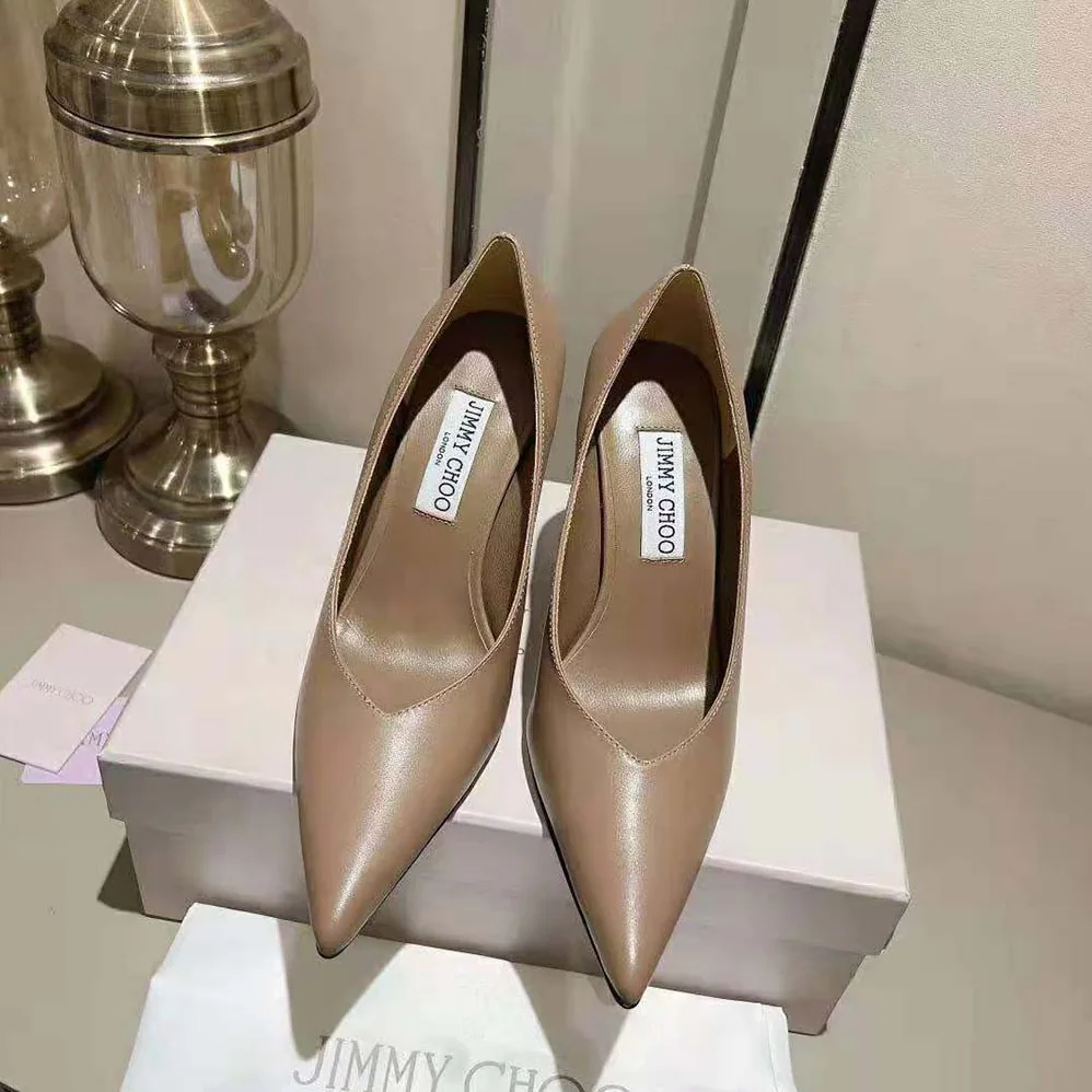 Jimmy Choo Maryanne 100 Biscuit Calf Leather Pointed for Women in Toe Pumps Jimmy Choo Maryanne 100 Biscuit Calf Leather Pointed for Women in Toe Pumps