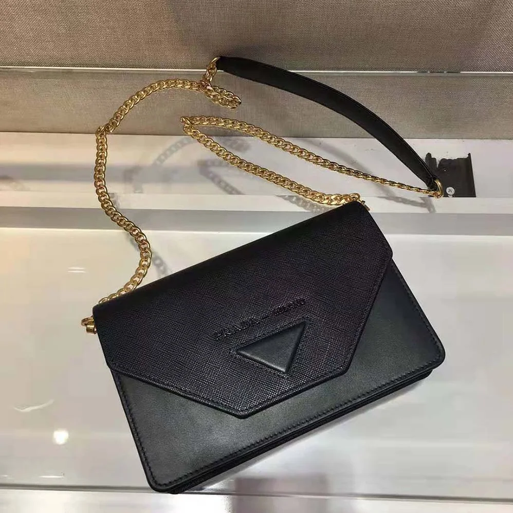 Prada Leather Mini-Bag for Women in Black Prada Leather Mini-Bag for Women in Black